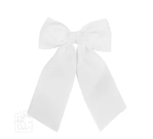 Beyond Creations, LLC - OPAQUE SATIN BOW W/ EURO KNOT & TAILS