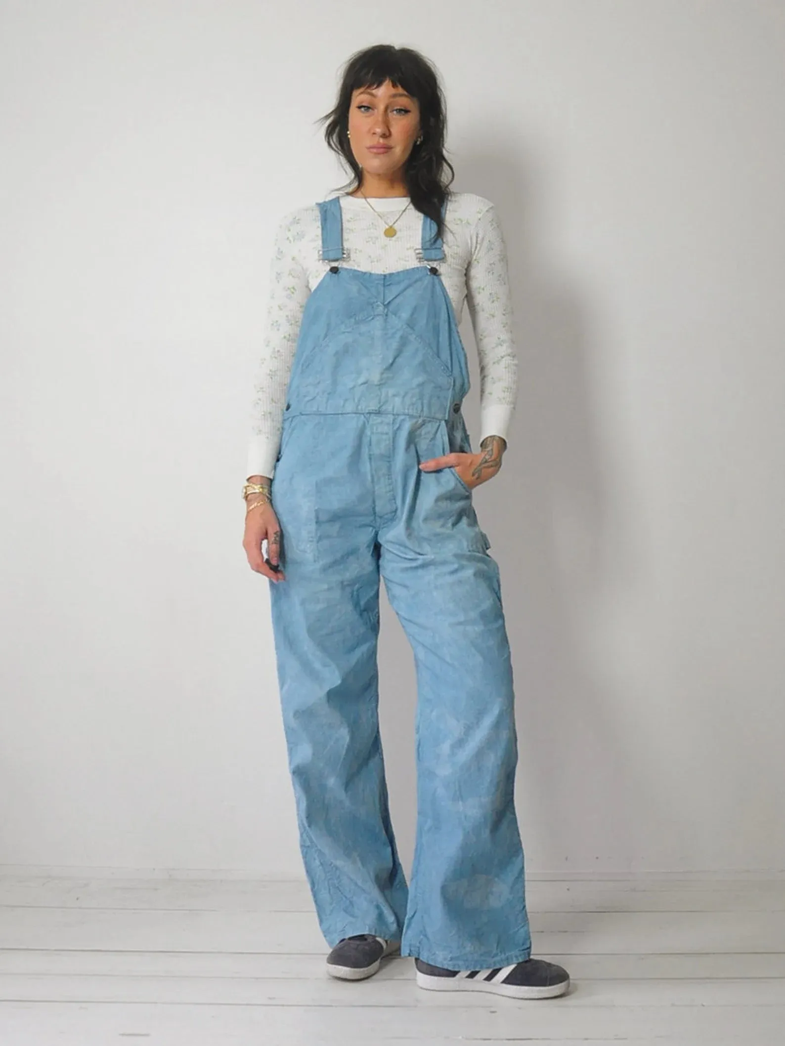 1950's Indigo Dyed Painter Overalls