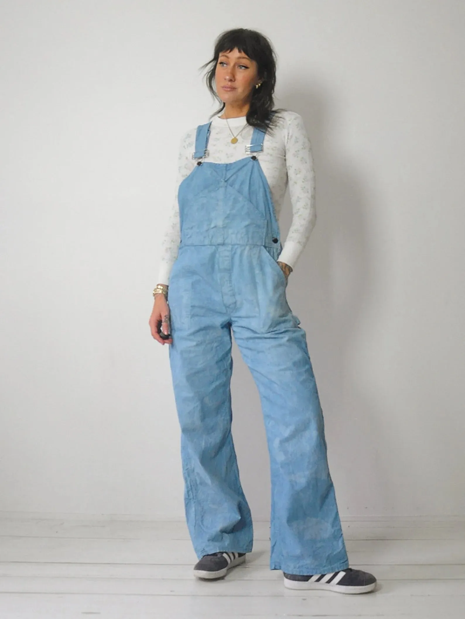 1950's Indigo Dyed Painter Overalls