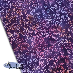 57" Batik Canvas (5oz) - Violetta - Malbec  [ 47" CUT ONLY ]