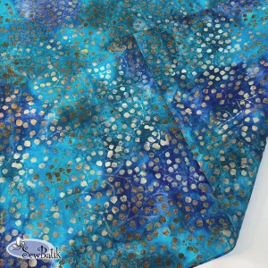 57" Batik Canvas (8.6 oz) - Gardenista Vine - Lake