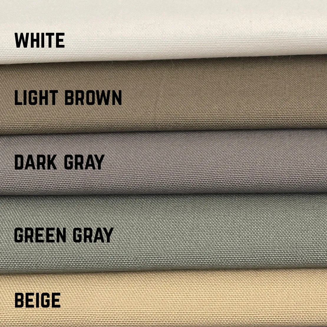 60" 100% Cotton Canvas 9 OZ & 10 OZ Multiple Colors USA Apparel and Upholstery Woven Fabric By the Yard