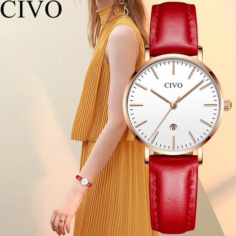 8062C | Quartz Women Watch | Leather Band