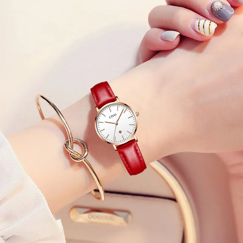 8062C | Quartz Women Watch | Leather Band