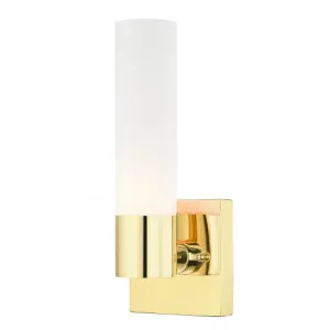 Aero 1 Lt Polished Brass ADA Wall Sconce