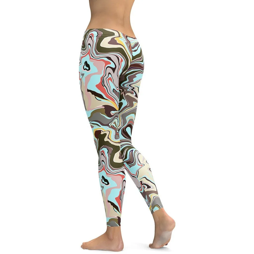 Aqua Marble Leggings