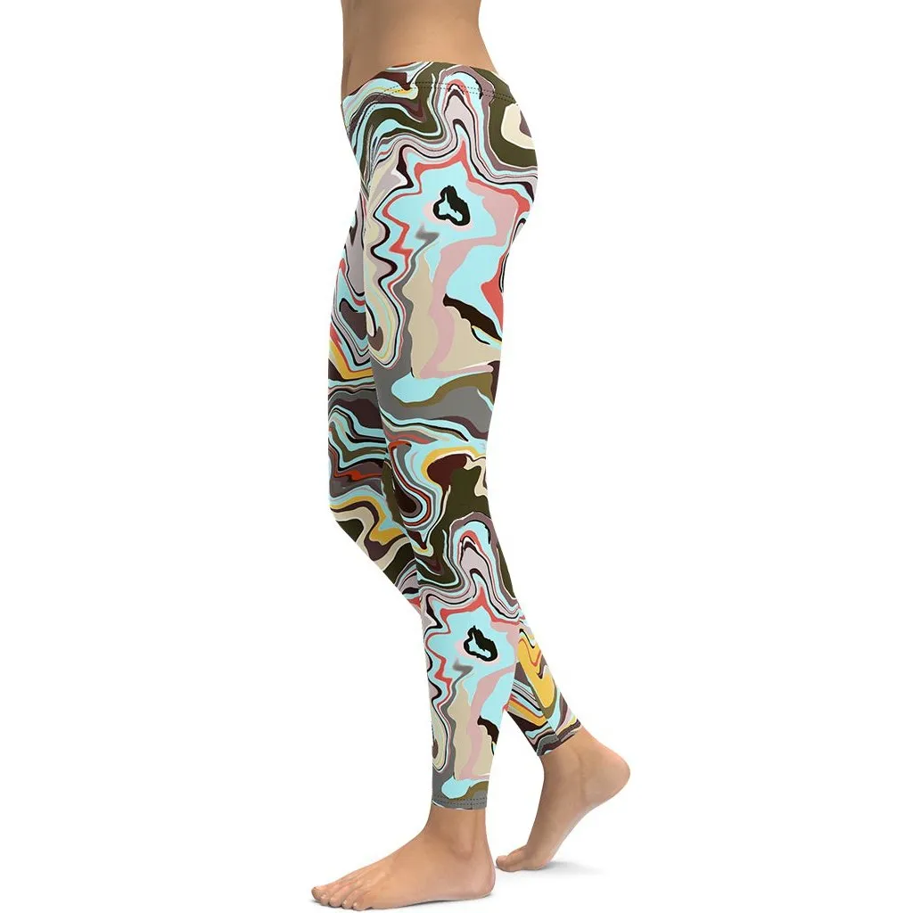 Aqua Marble Leggings