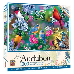 Audubon Songbird Collage 1000 Pc. Jigsaw Puzzle