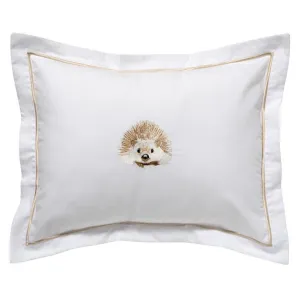 Baby Boudoir Pillow Cover in Hedgehog Beige