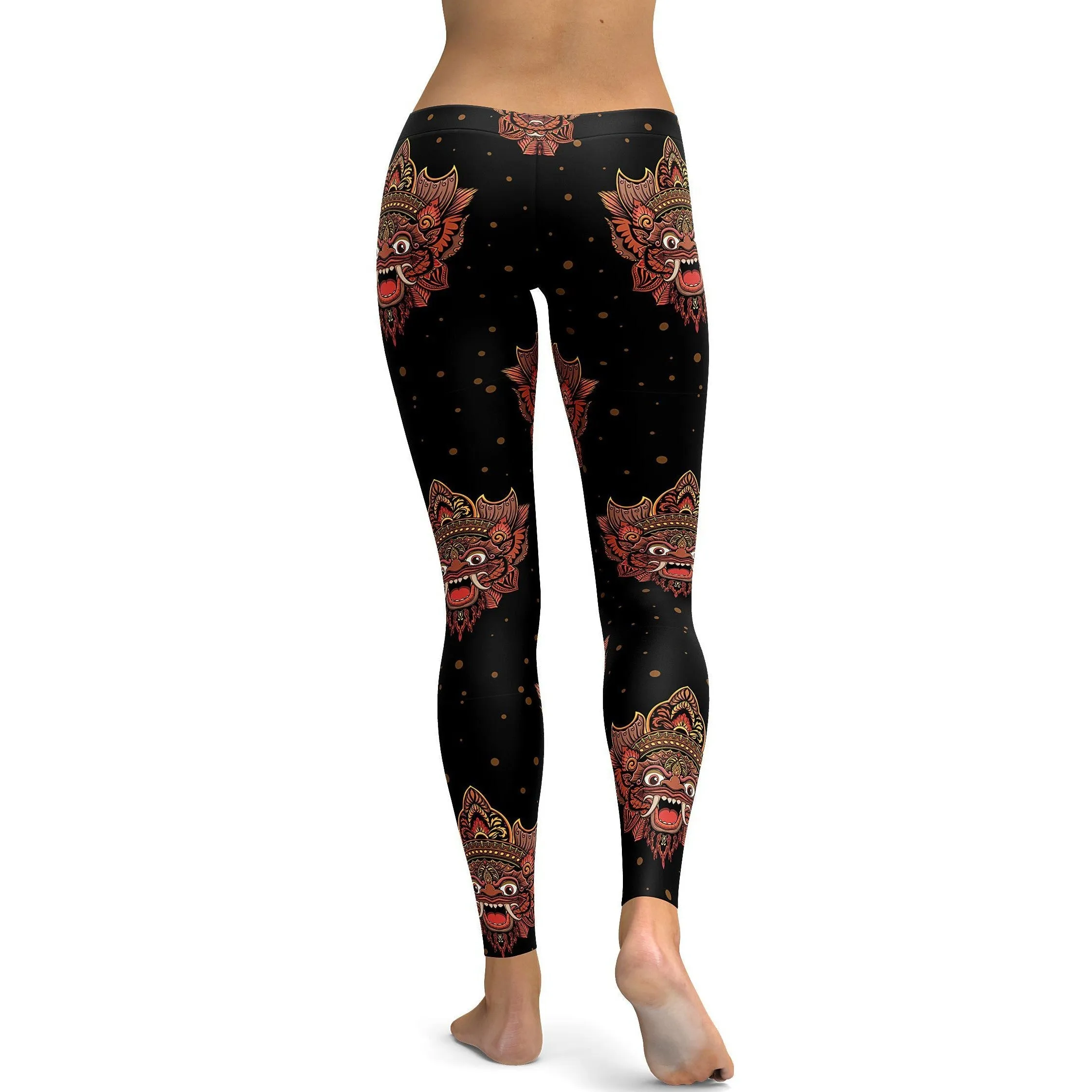 Balinese Masks Leggings