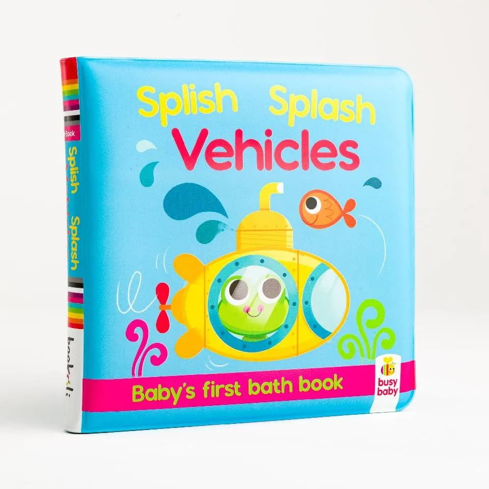 Bath Book Colour Magic Splish Splash | Vehicles