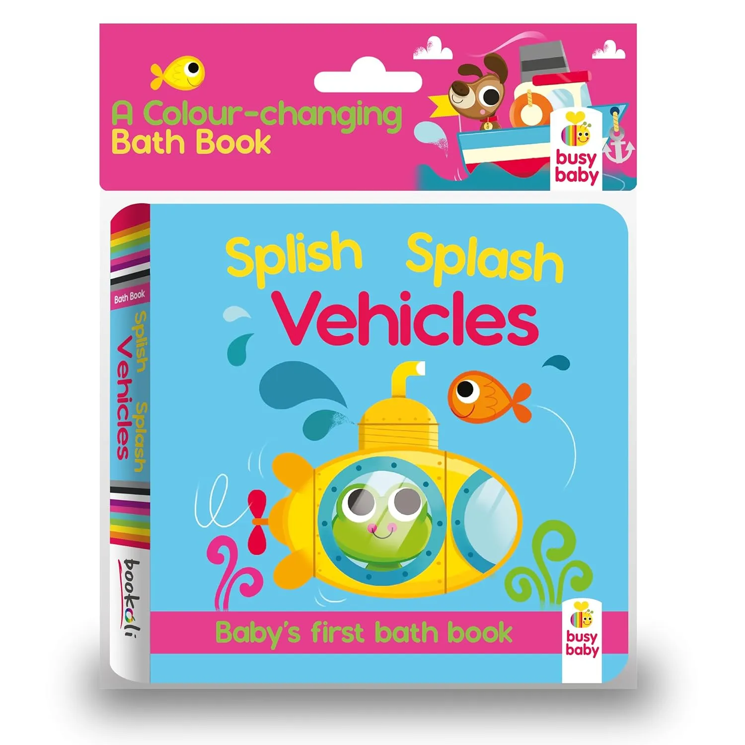 Bath Book Colour Magic Splish Splash | Vehicles