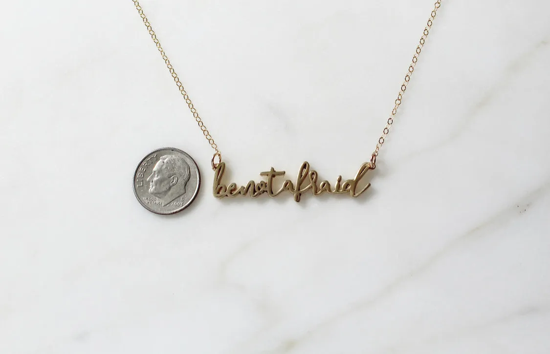 Be Not Afraid Necklace