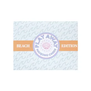 Premium Beach-Themed Mahjong Playing Cards for Outdoor Fun