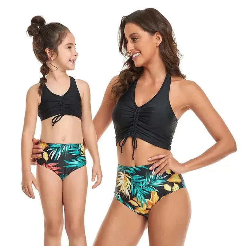 Bikini European And American Parent-child Split Swimsuit