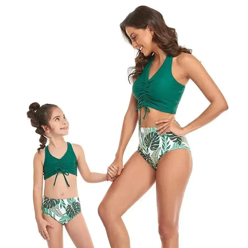 Bikini European And American Parent-child Split Swimsuit