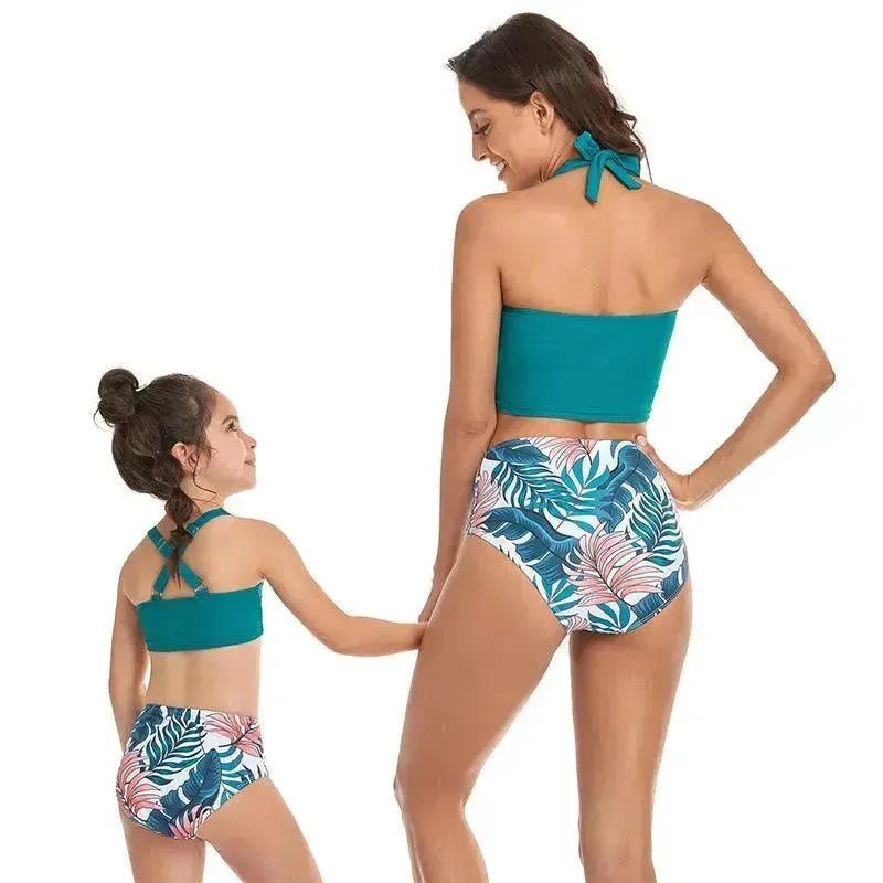 Bikini European And American Parent-child Split Swimsuit