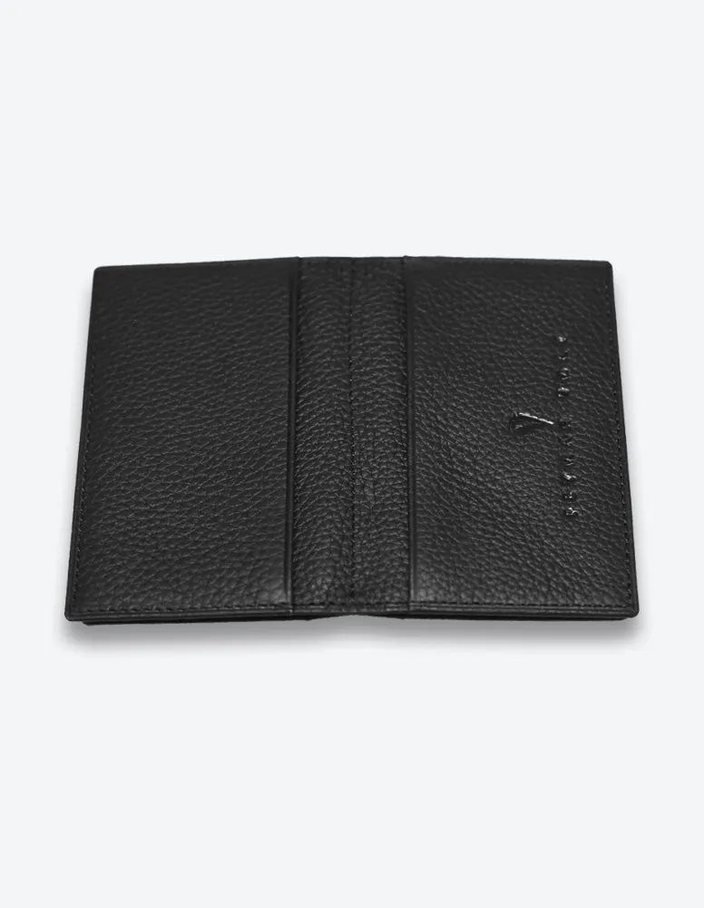 Black Leather Card Case