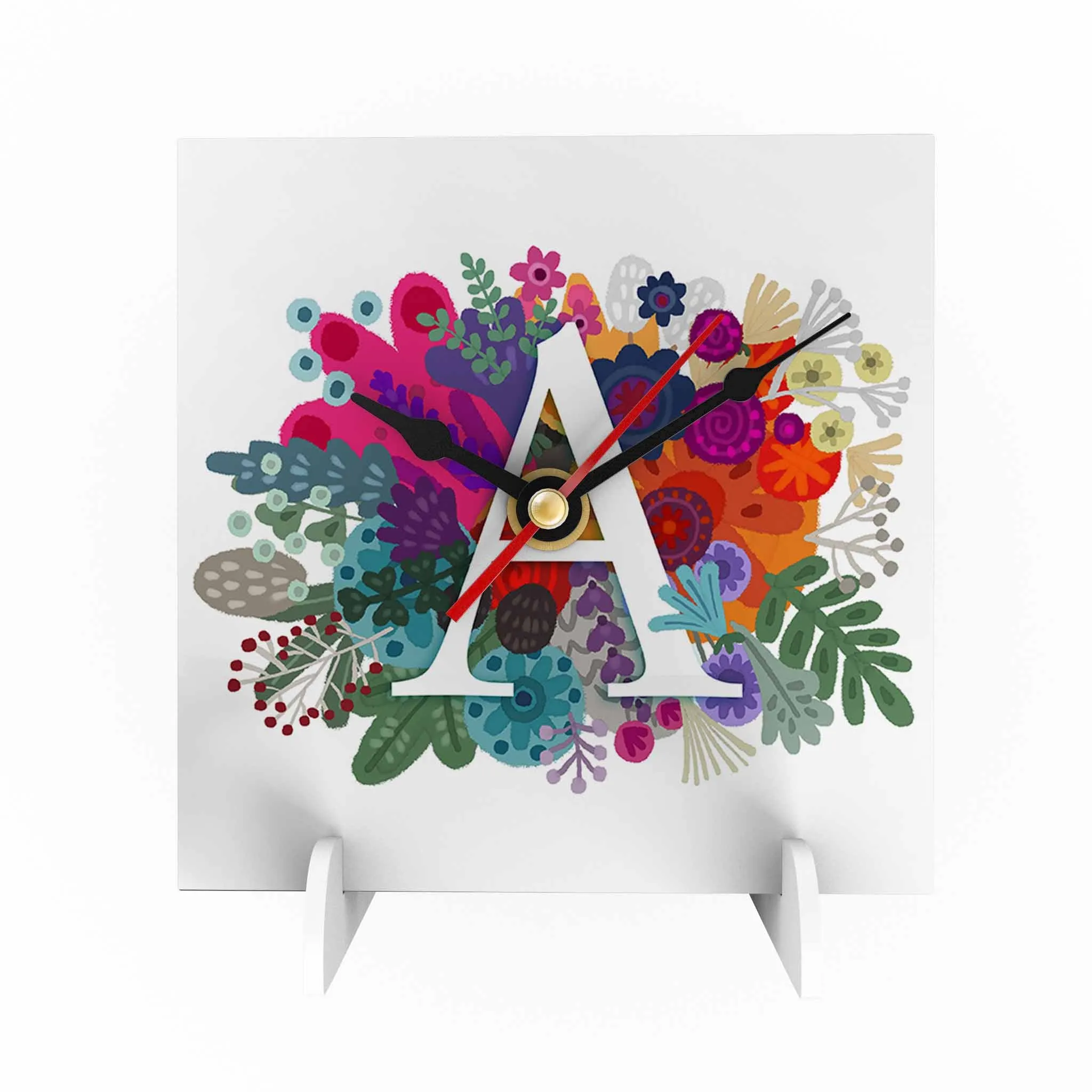 Burst of Colors Desk Clock