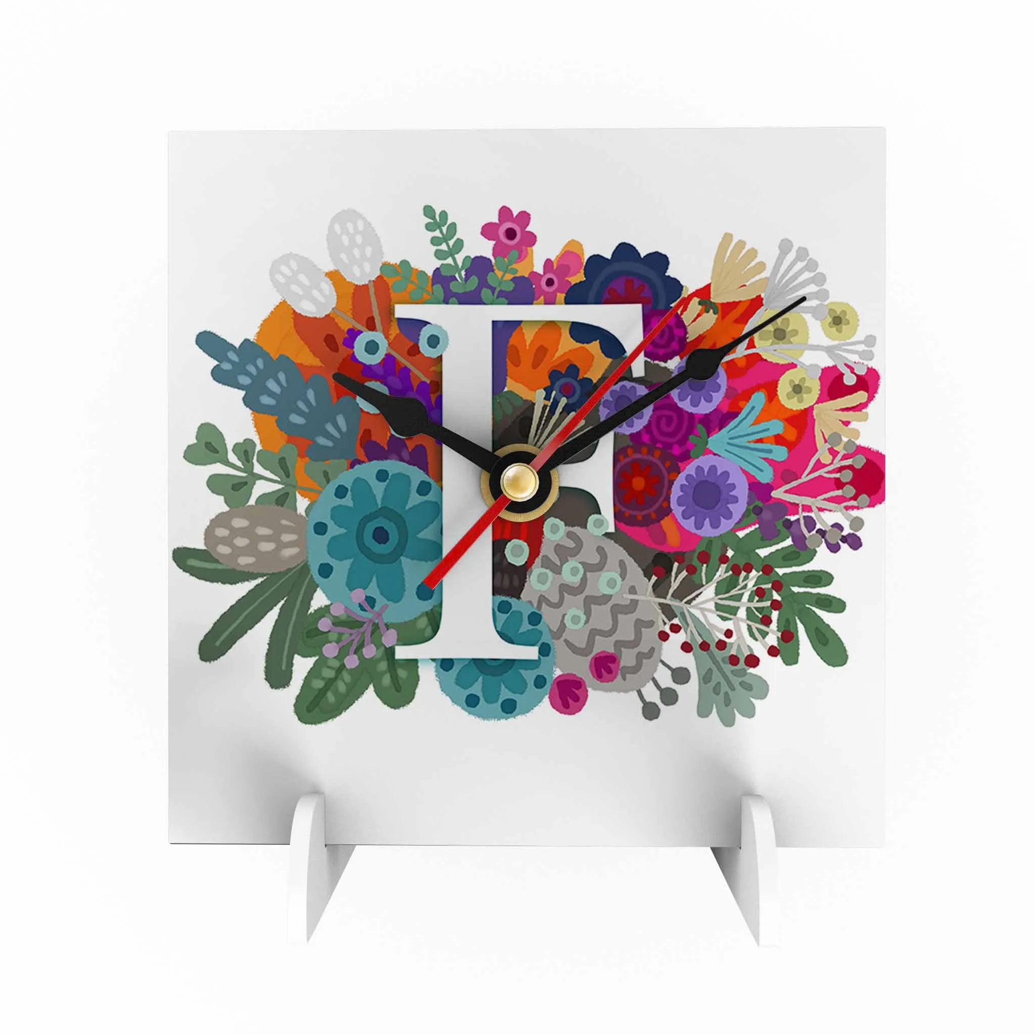 Burst of Colors Desk Clock