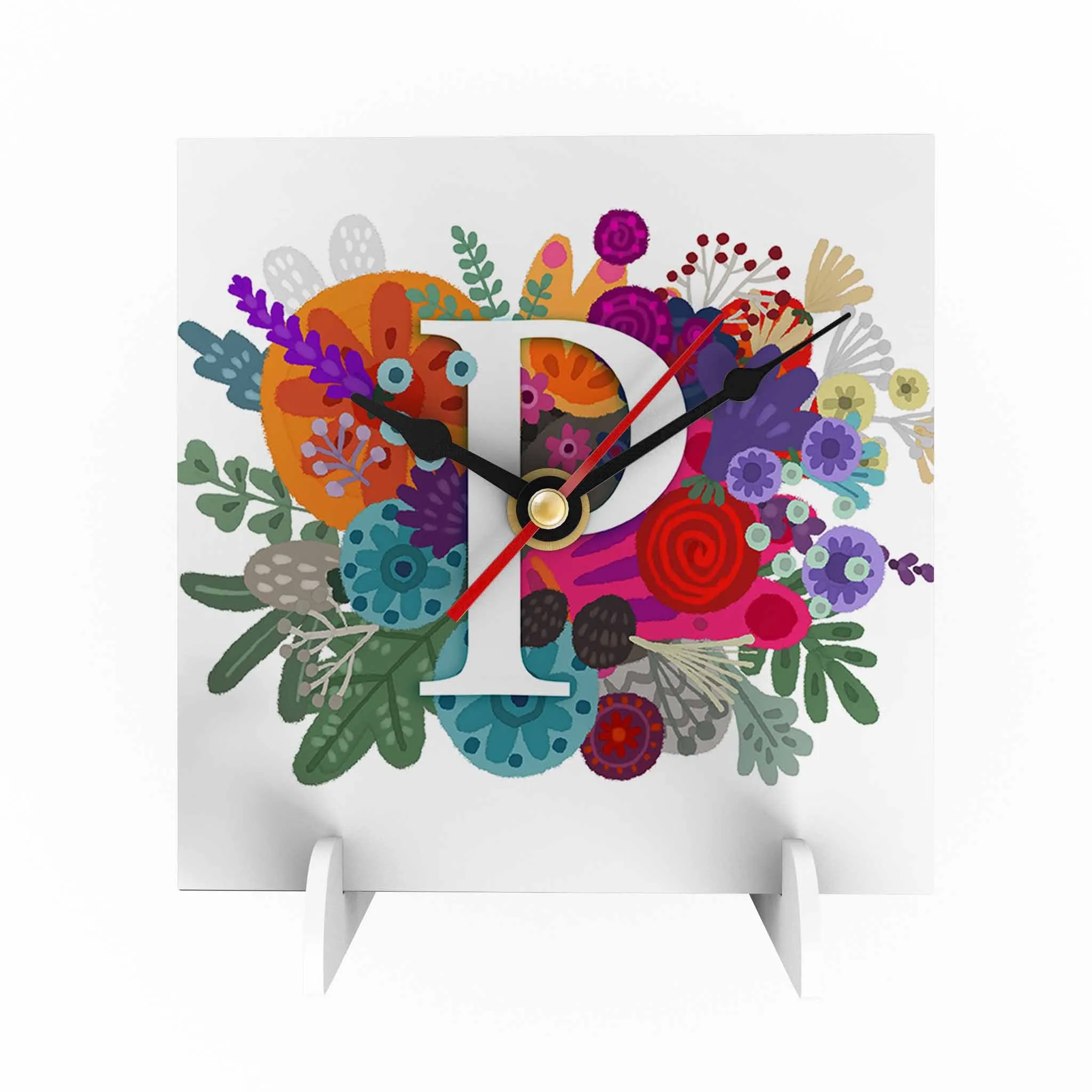 Burst of Colors Desk Clock