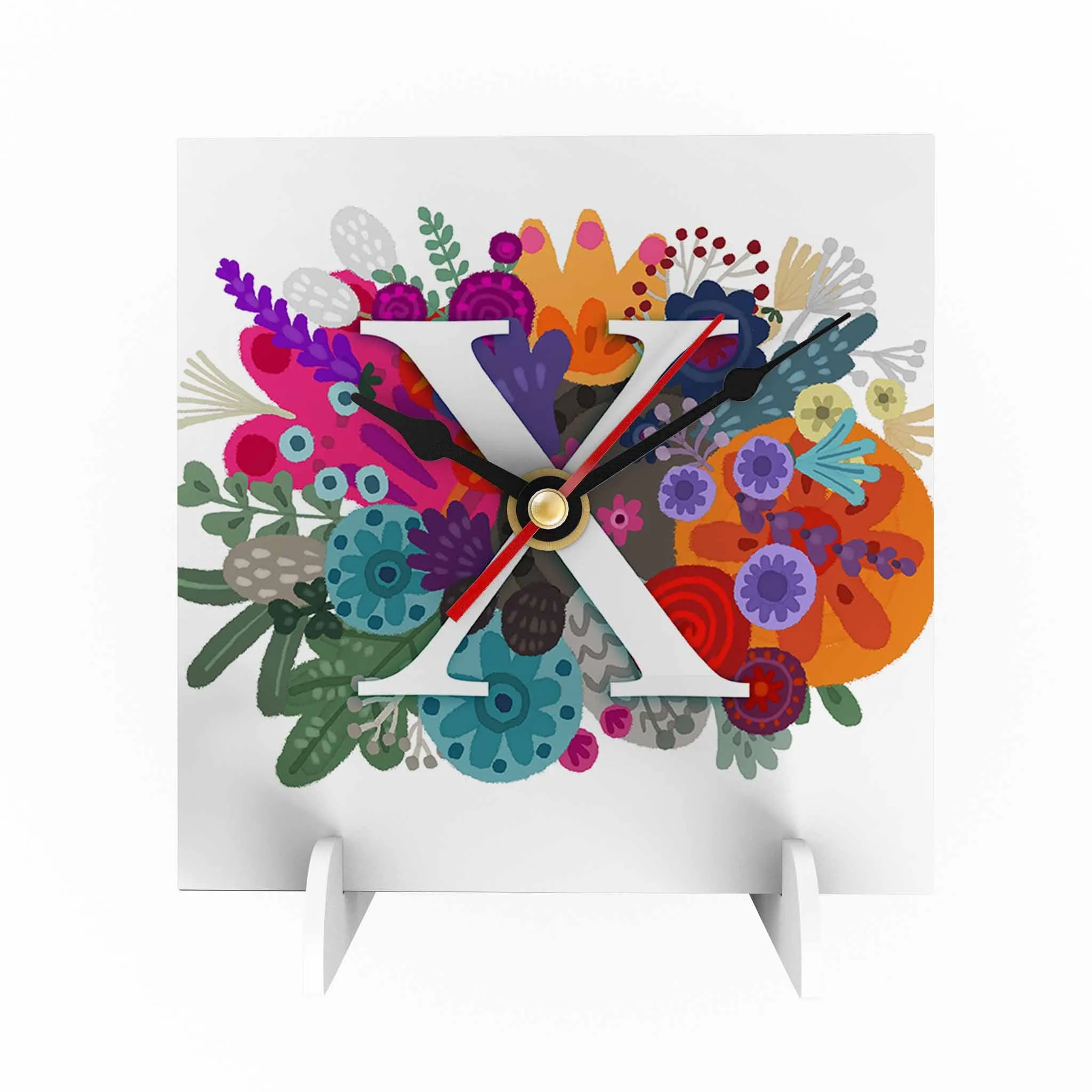 Burst of Colors Desk Clock