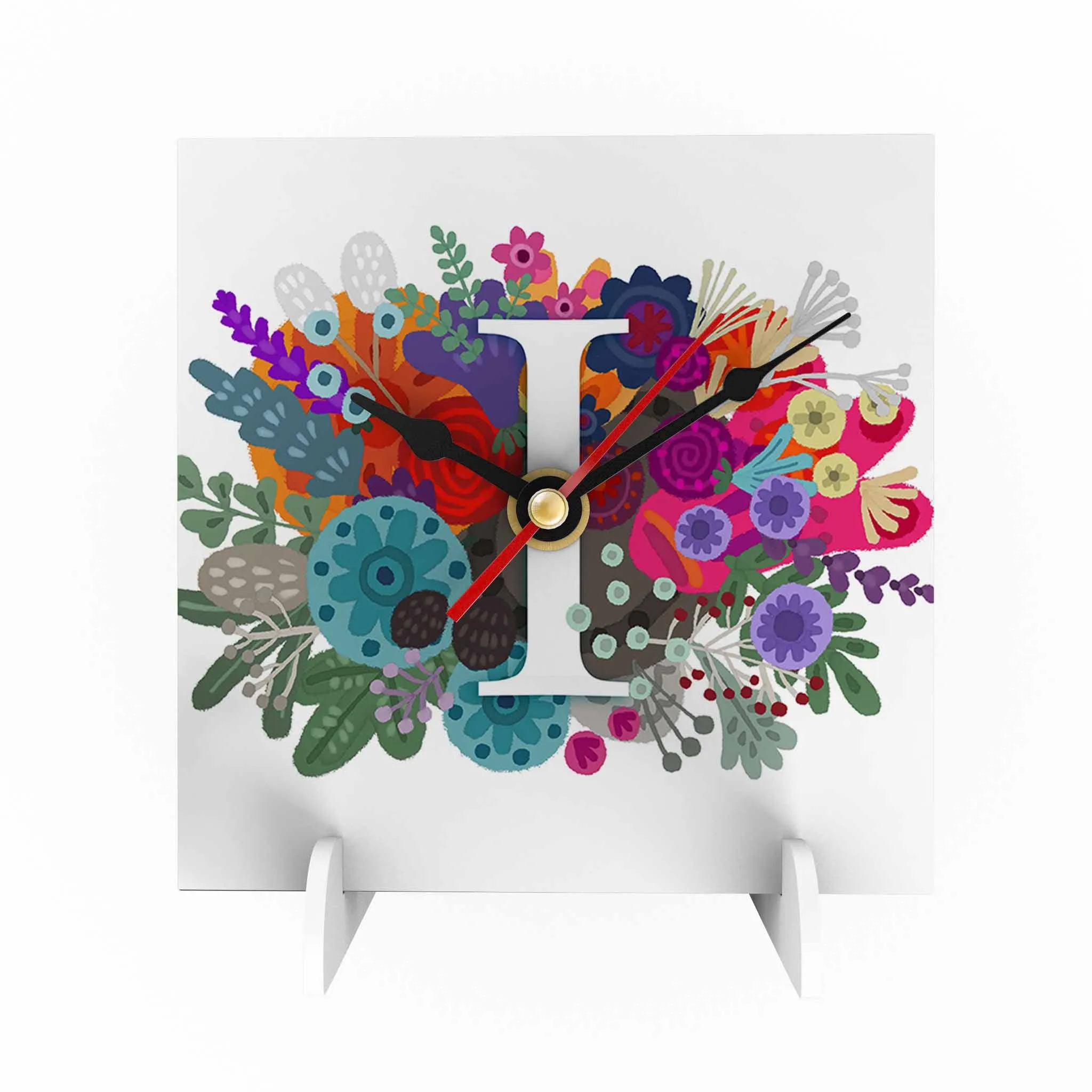 Burst of Colors Desk Clock