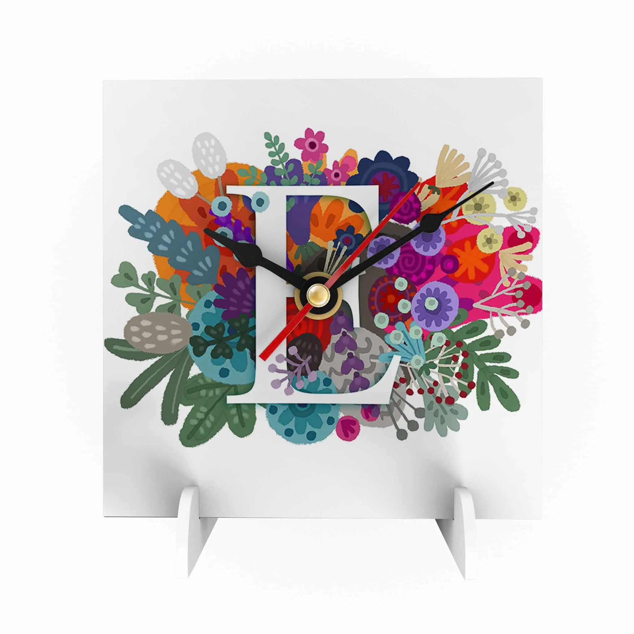 Burst of Colors Desk Clock