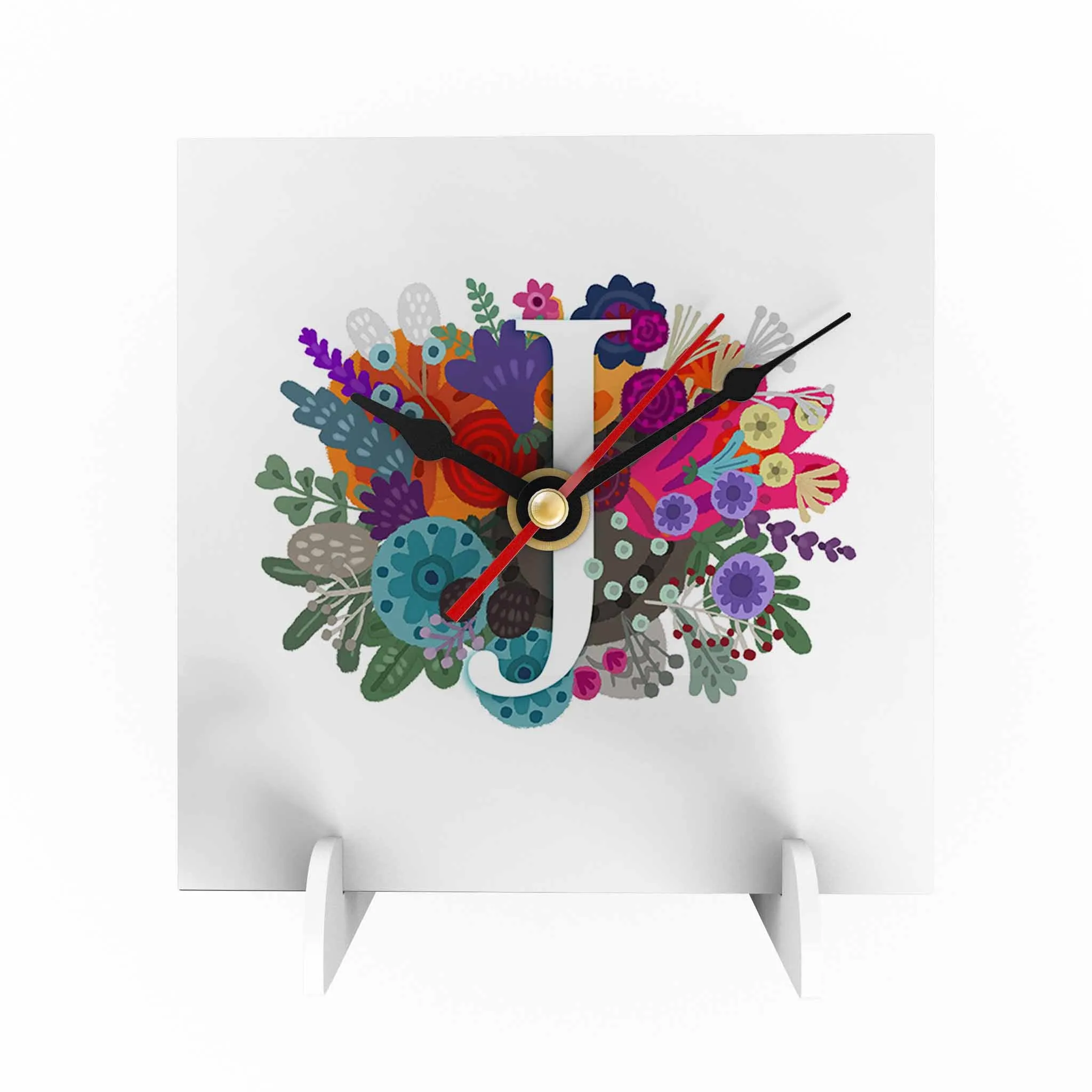 Burst of Colors Desk Clock