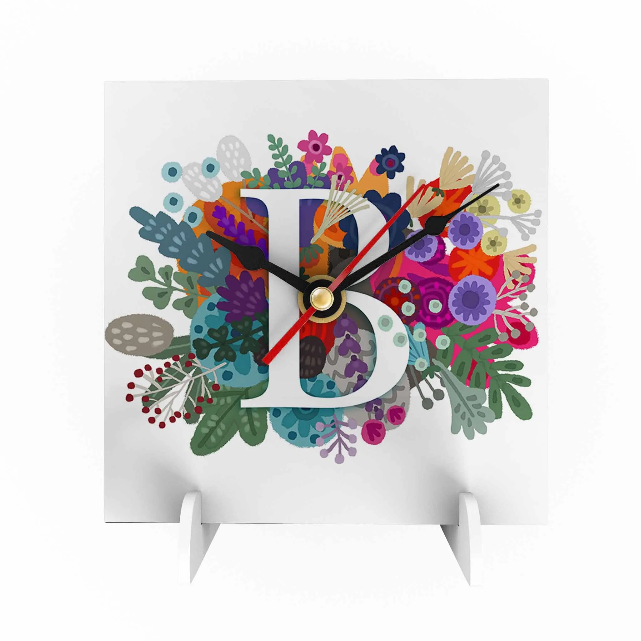 Burst of Colors Desk Clock