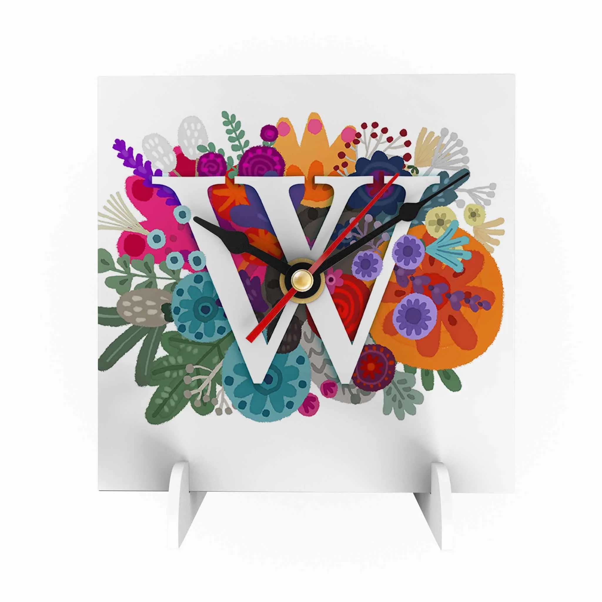 Burst of Colors Desk Clock