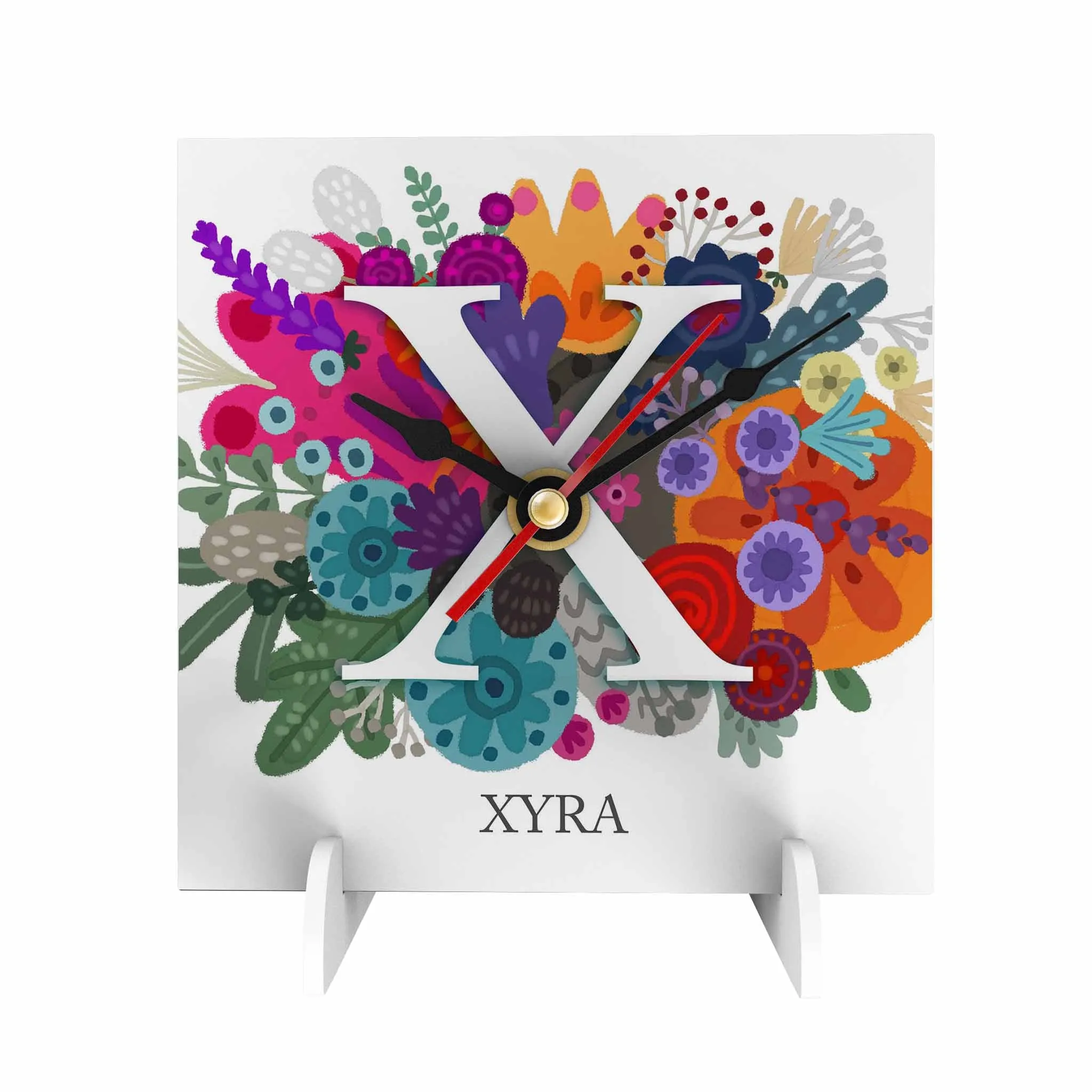 Burst of Colors Desk Clock