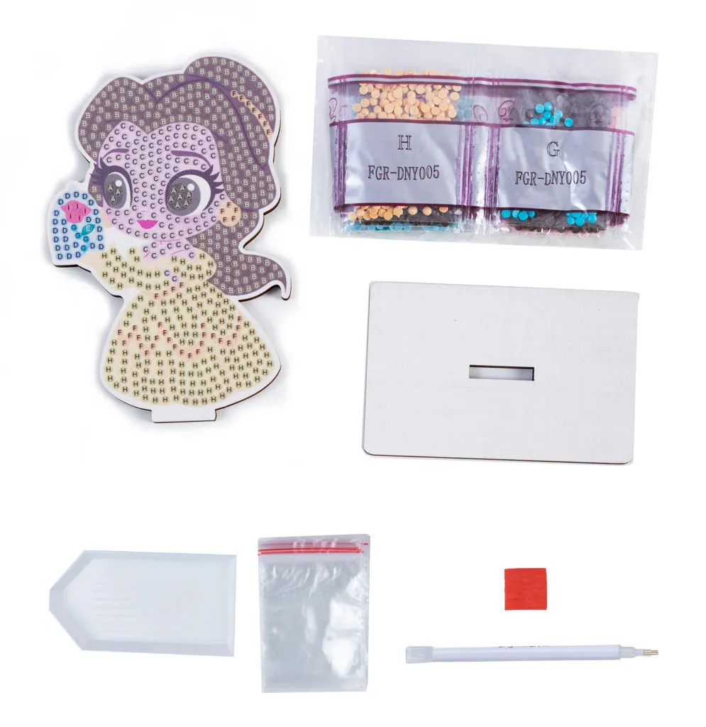 CAFGR-DNY005: "Belle" Crystal Art Buddy Disney Series 1