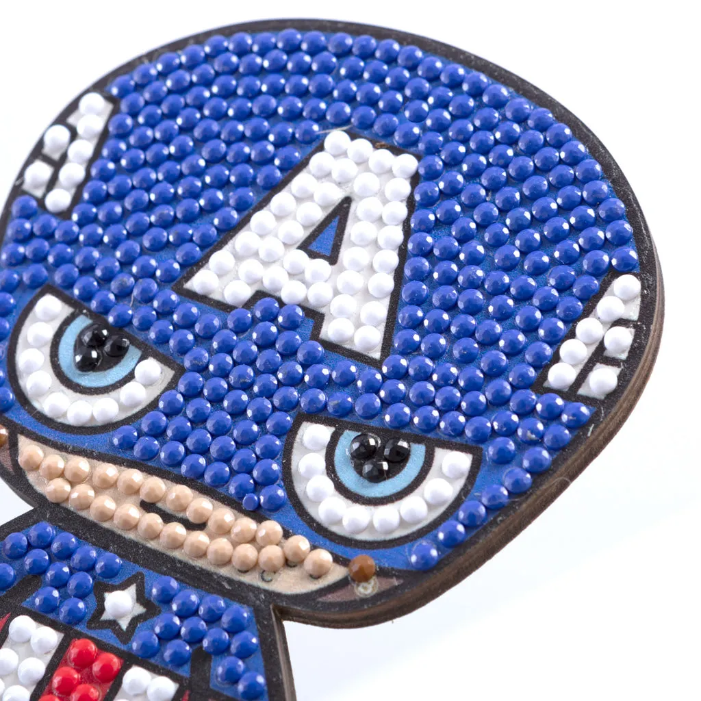 CAFGR-MCU005: "Captain America" Crystal Art Buddy MARVEL Series 1