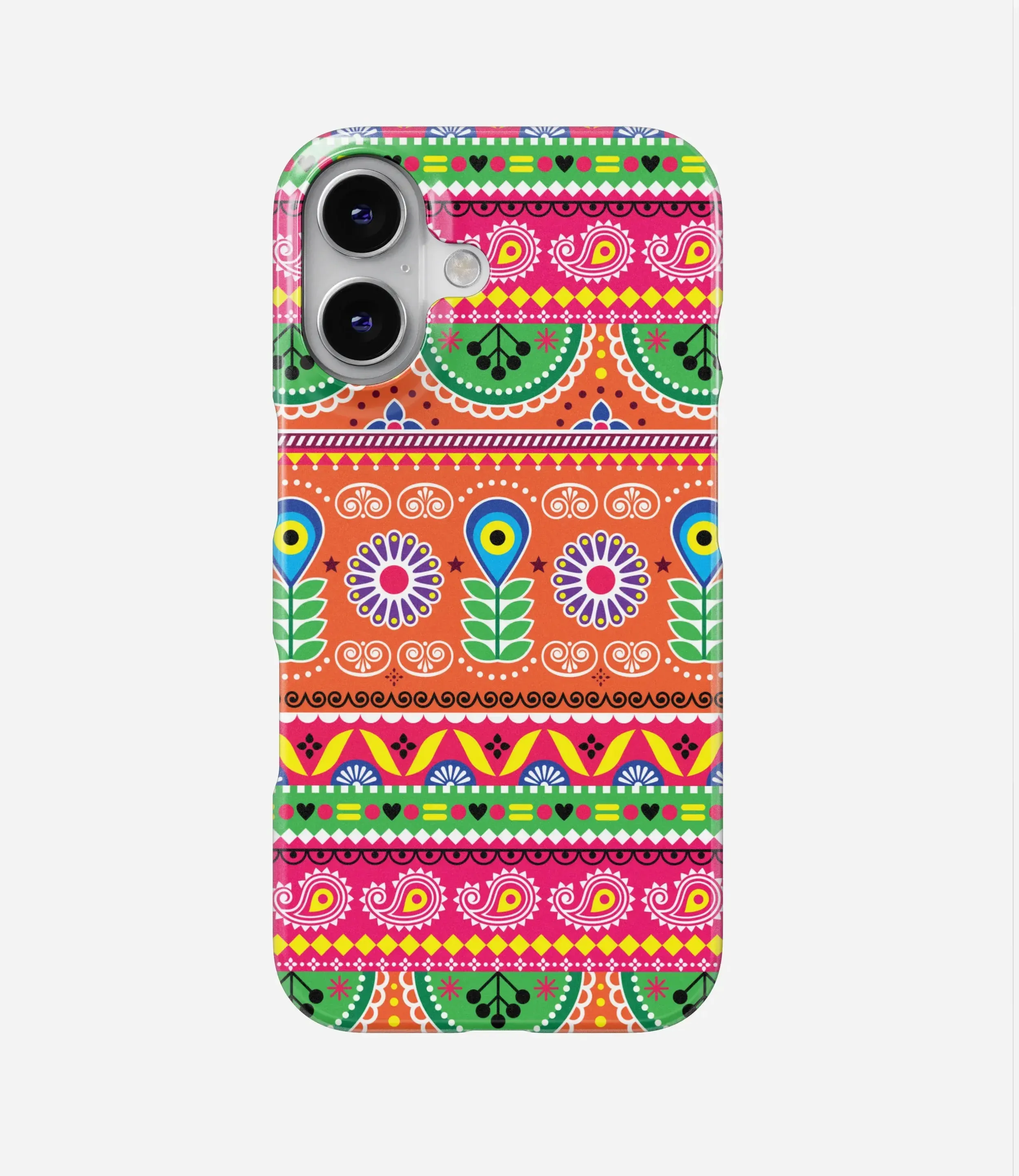 Colorful Floral Indian truck art Case