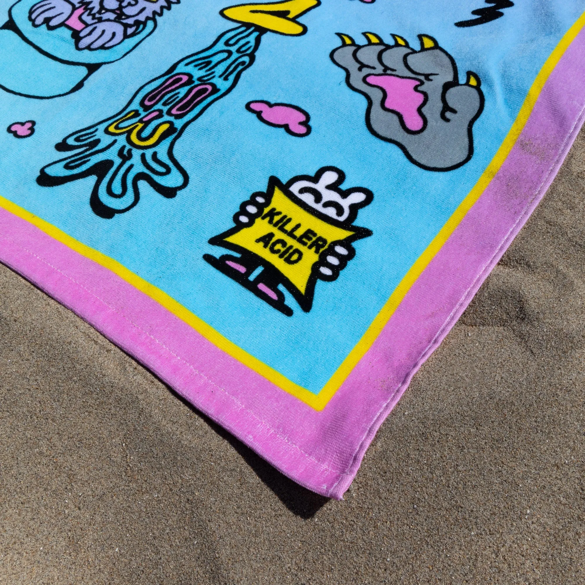 Cosmic Cats Beach Towel