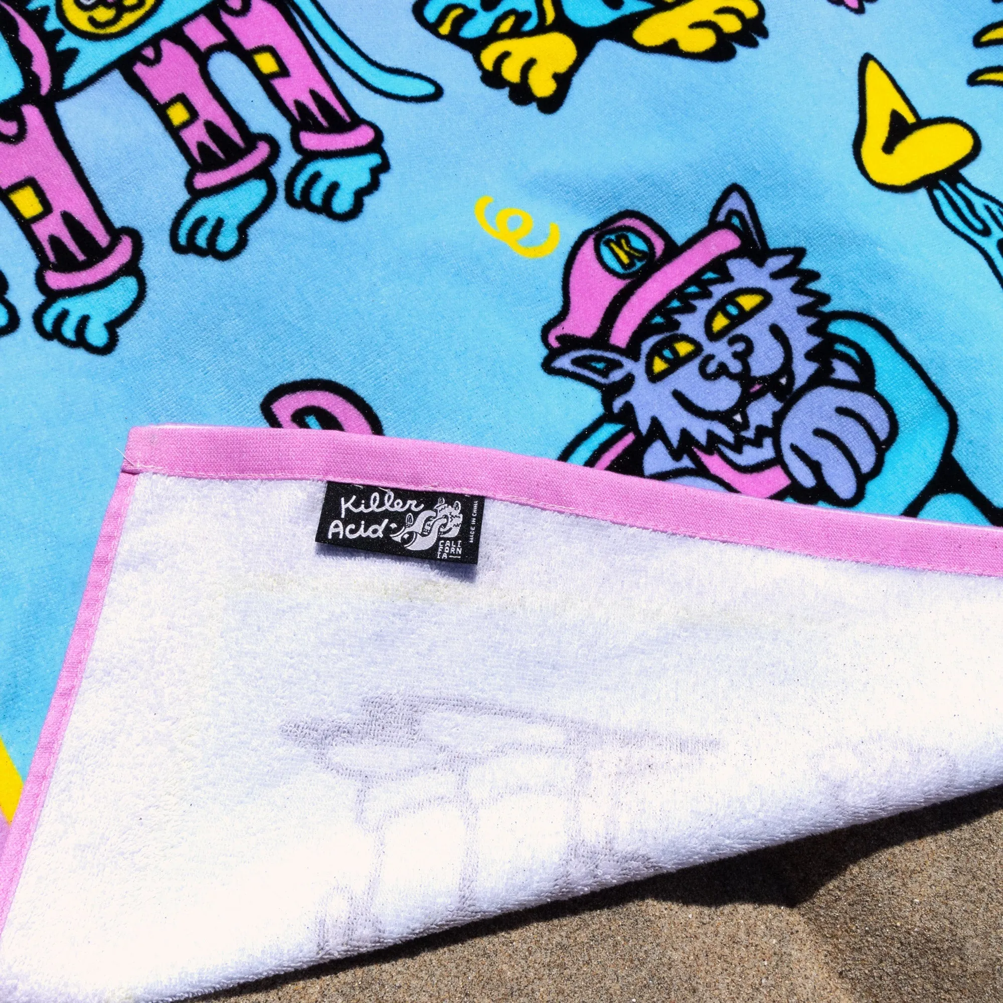 Cosmic Cats Beach Towel