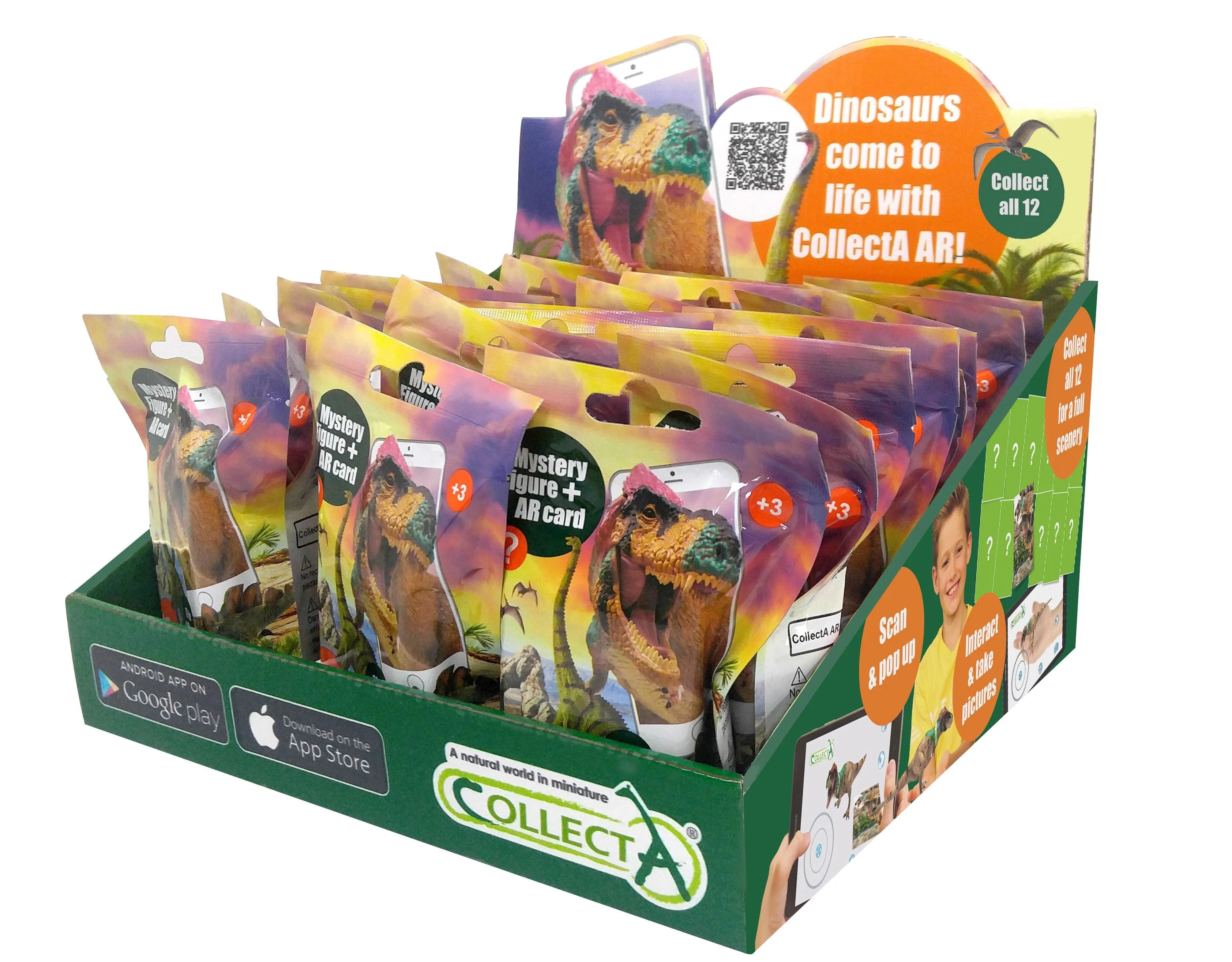 Dinosaur Blind Bag 24 Piece Display | With AR Feature