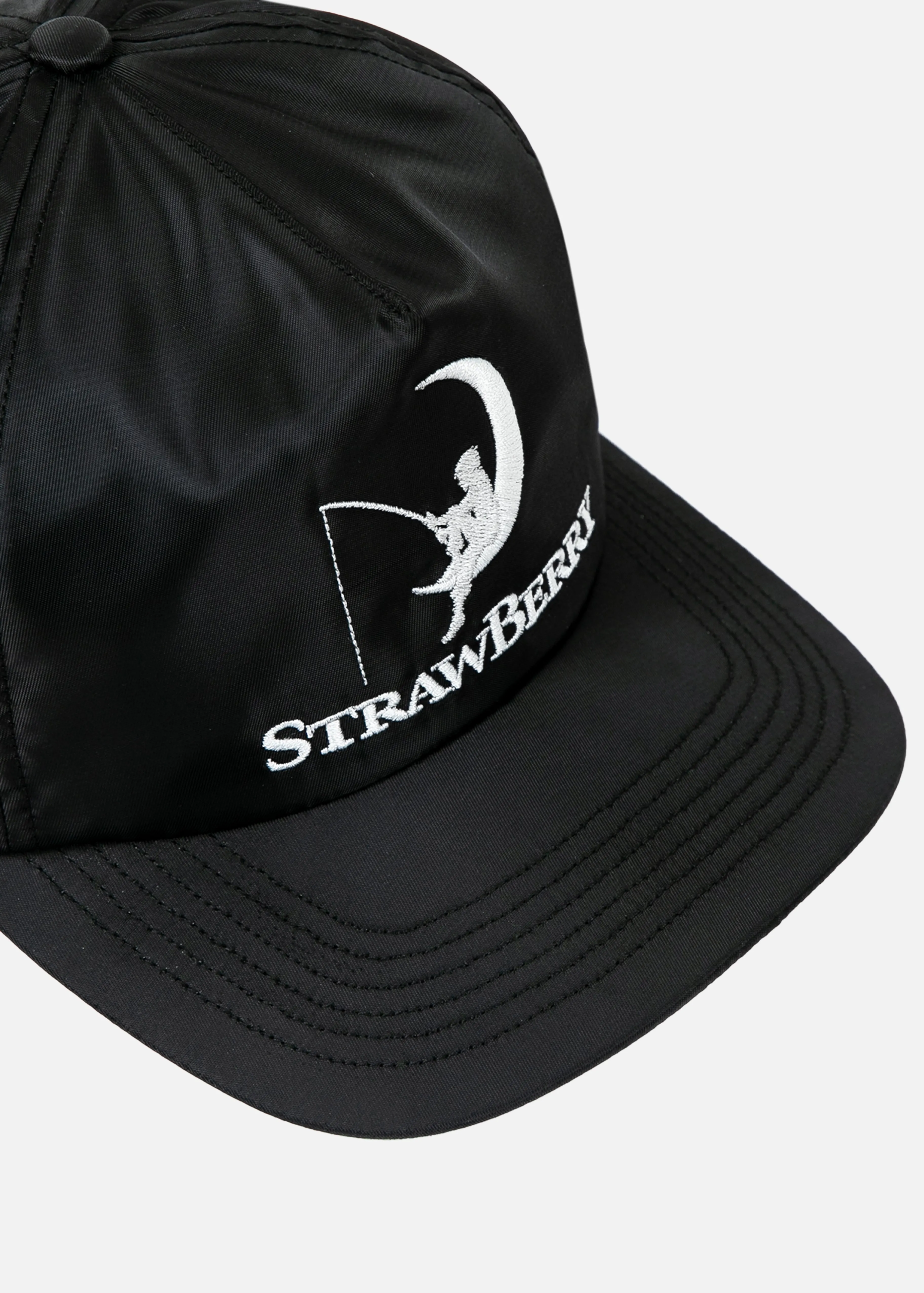 Dream Satin Snapback - Black