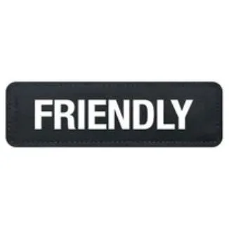 EzyDog Side Patch Label Friendly for Saddle Bags, Convert and Express Harness Small