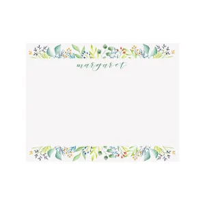 Foliage Personalized Stationery