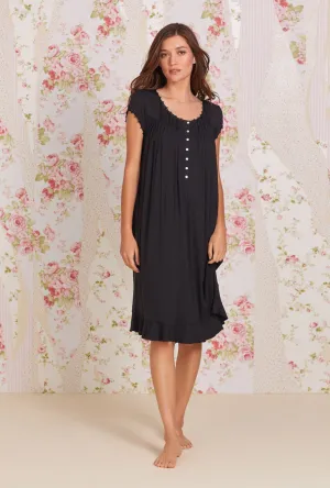 Iconic Black Tencel™ Modal Waltz Nightgown