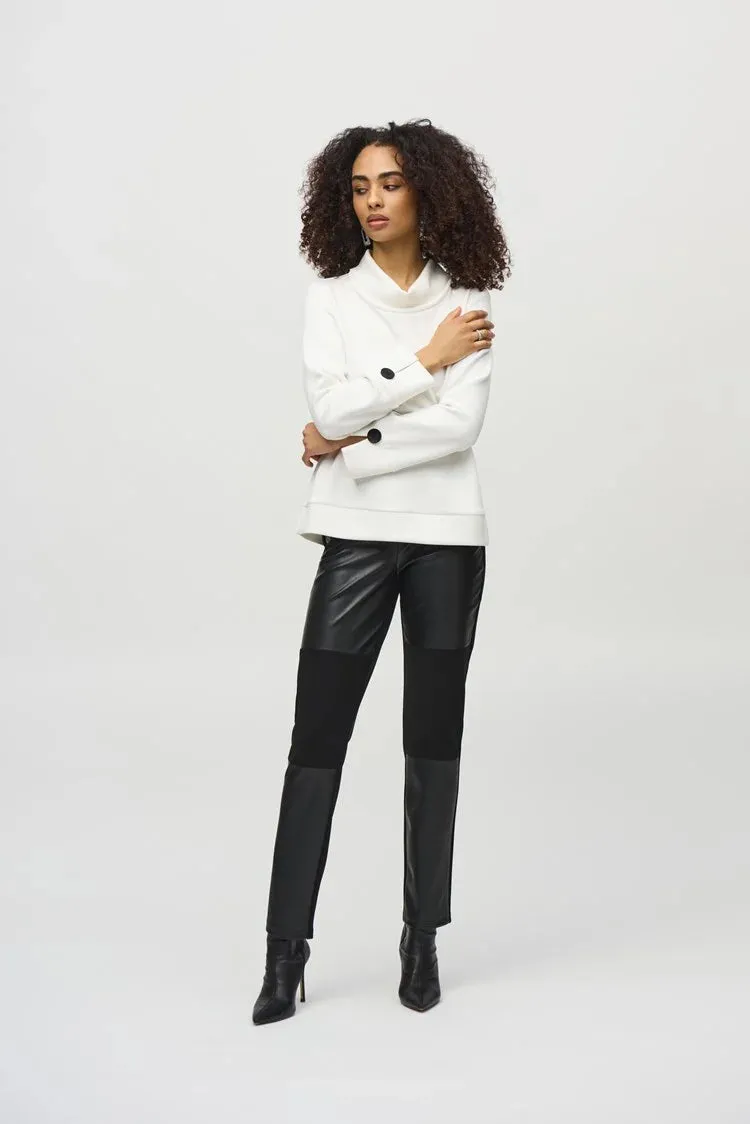 Leatherette Slim Pants