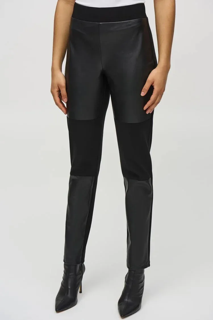 Leatherette Slim Pants