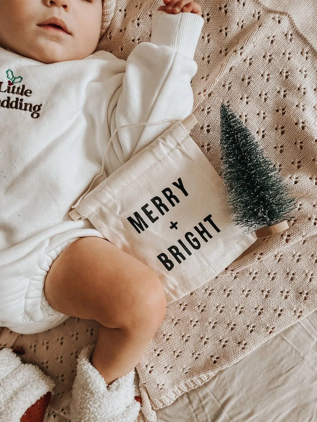 Merry   Bright Hang Sign by Imani Collective