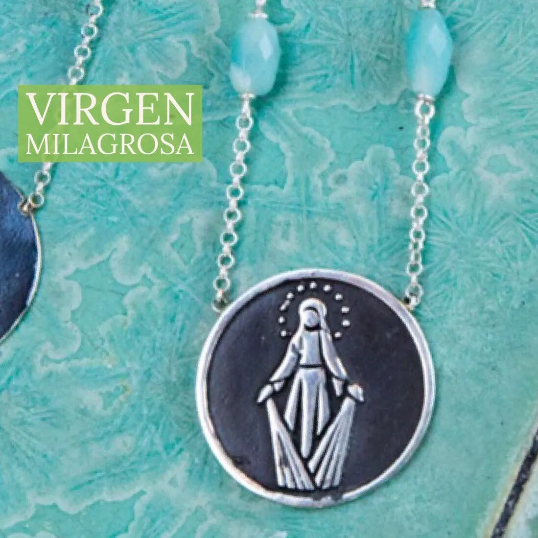 Miraculous Medal Pendant Necklace