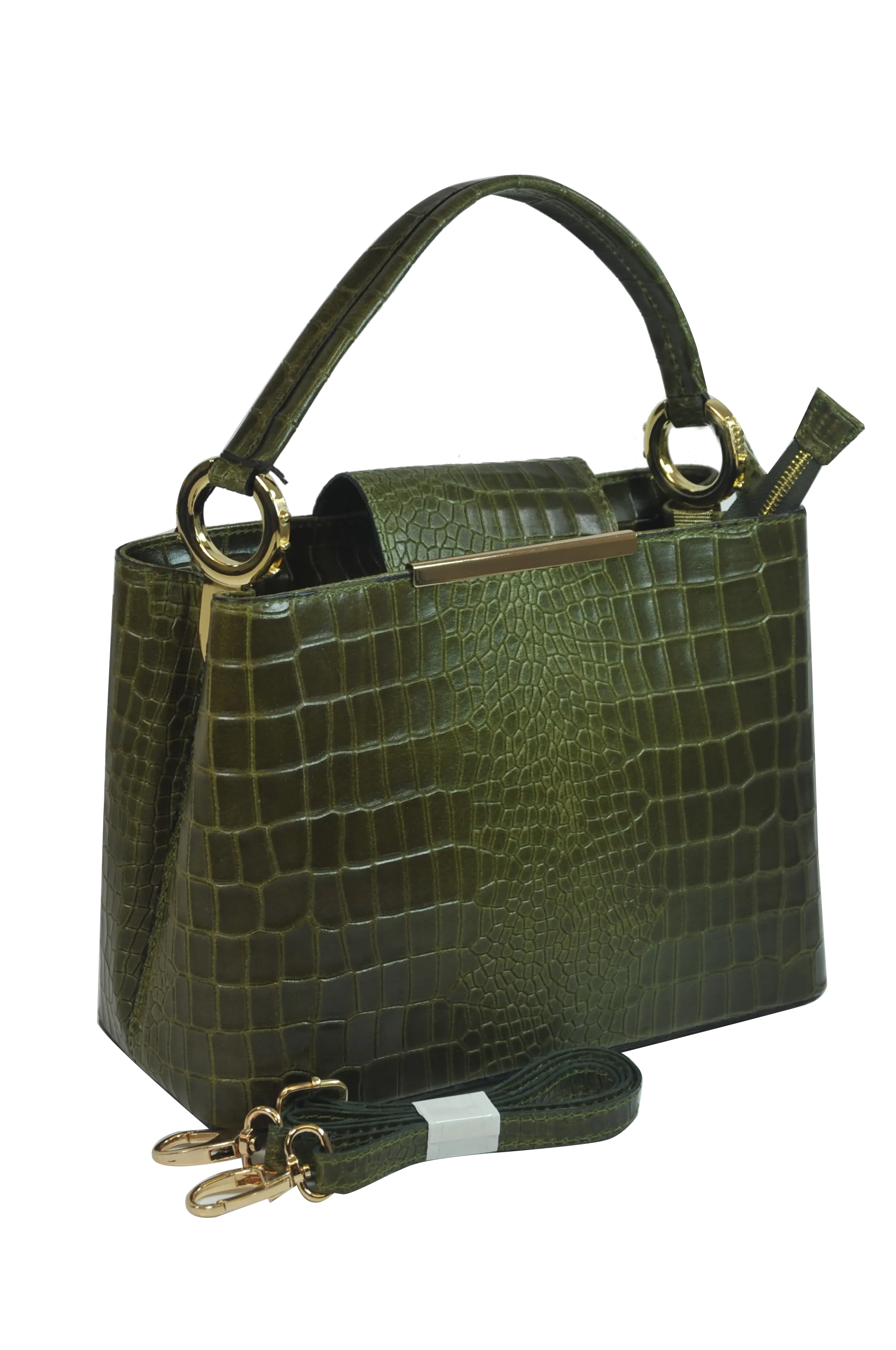 Misty Croci Papillon Leather Bag - Made in Italy