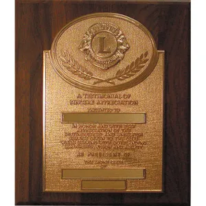 PAST PRESIDENT PLAQUE