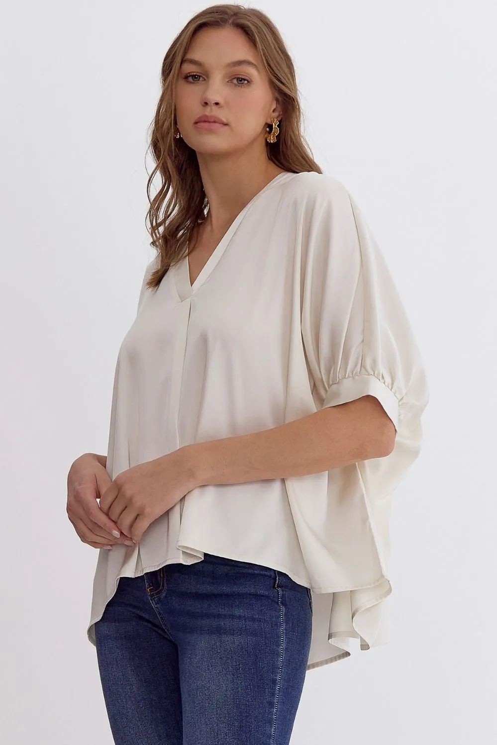 'Patience is Power' Top - Ivory