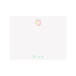 Peach Personalized Stationery